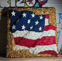 American Kizo Flag Sculpture