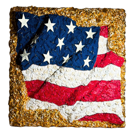 American Kizo Flag Sculpture