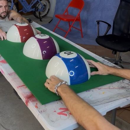 pool ball art
