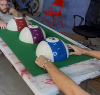 pool ball art